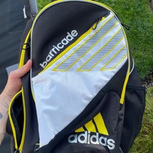 adidas barricade 3 tennis backpack